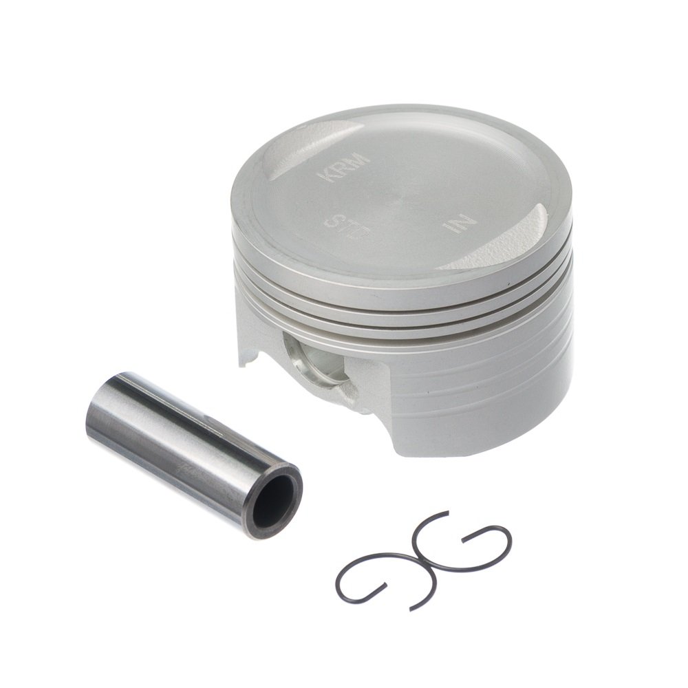 Pistão com pino e trava para CG 150 de 2004 a 2015, Bros 150, com sobremedida de 0.75 mm