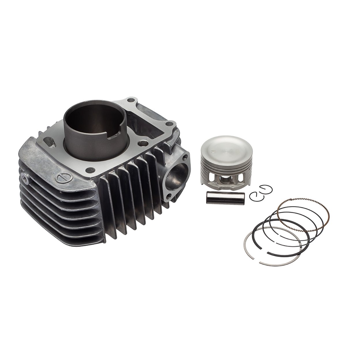 Kit cilindro KMP com pistão e anel para Biz 125 de 2005 a 2008