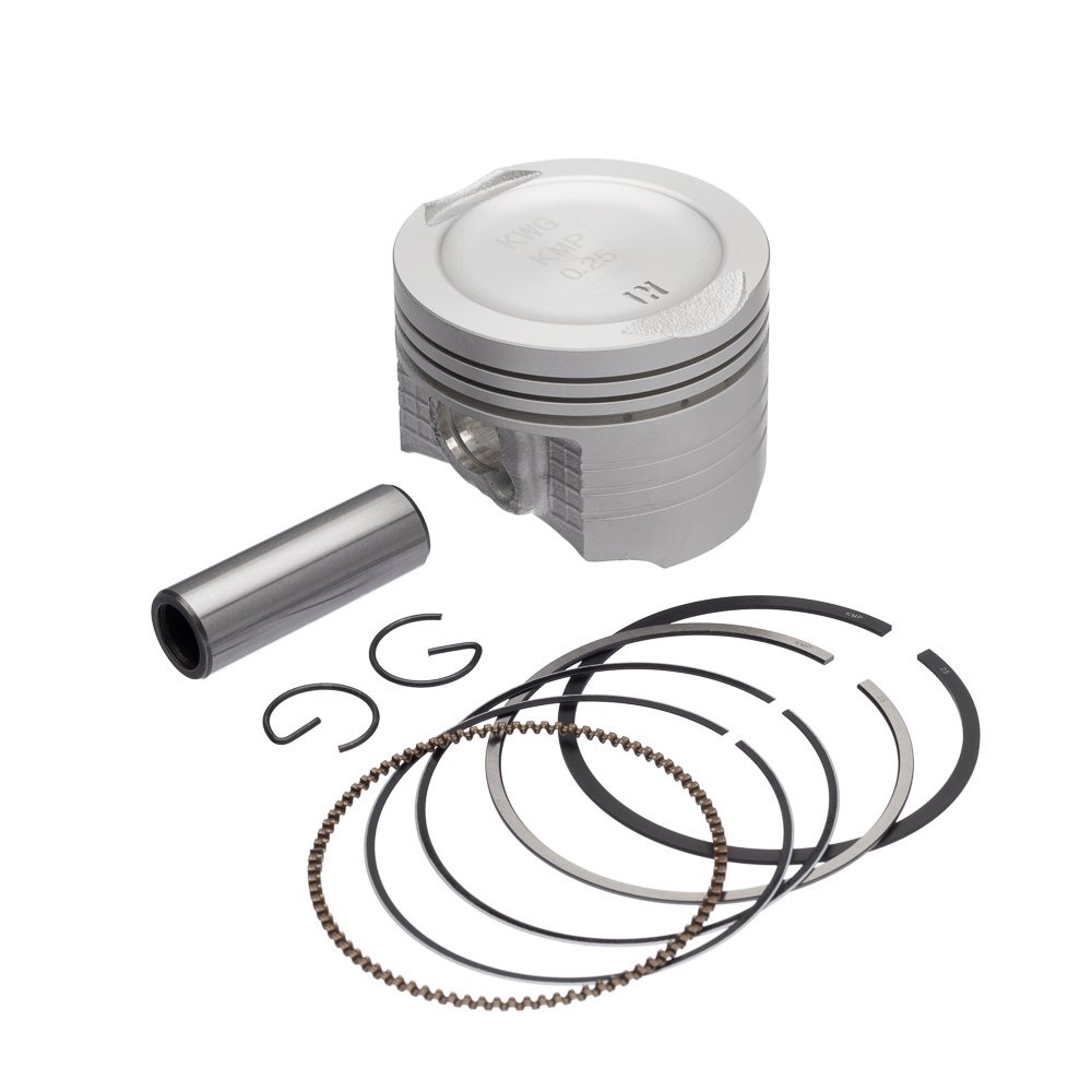 Kit pistão com anel para CG 125 de 2009 a 2018, Bros 125, com sobremedida de 0.25 mm