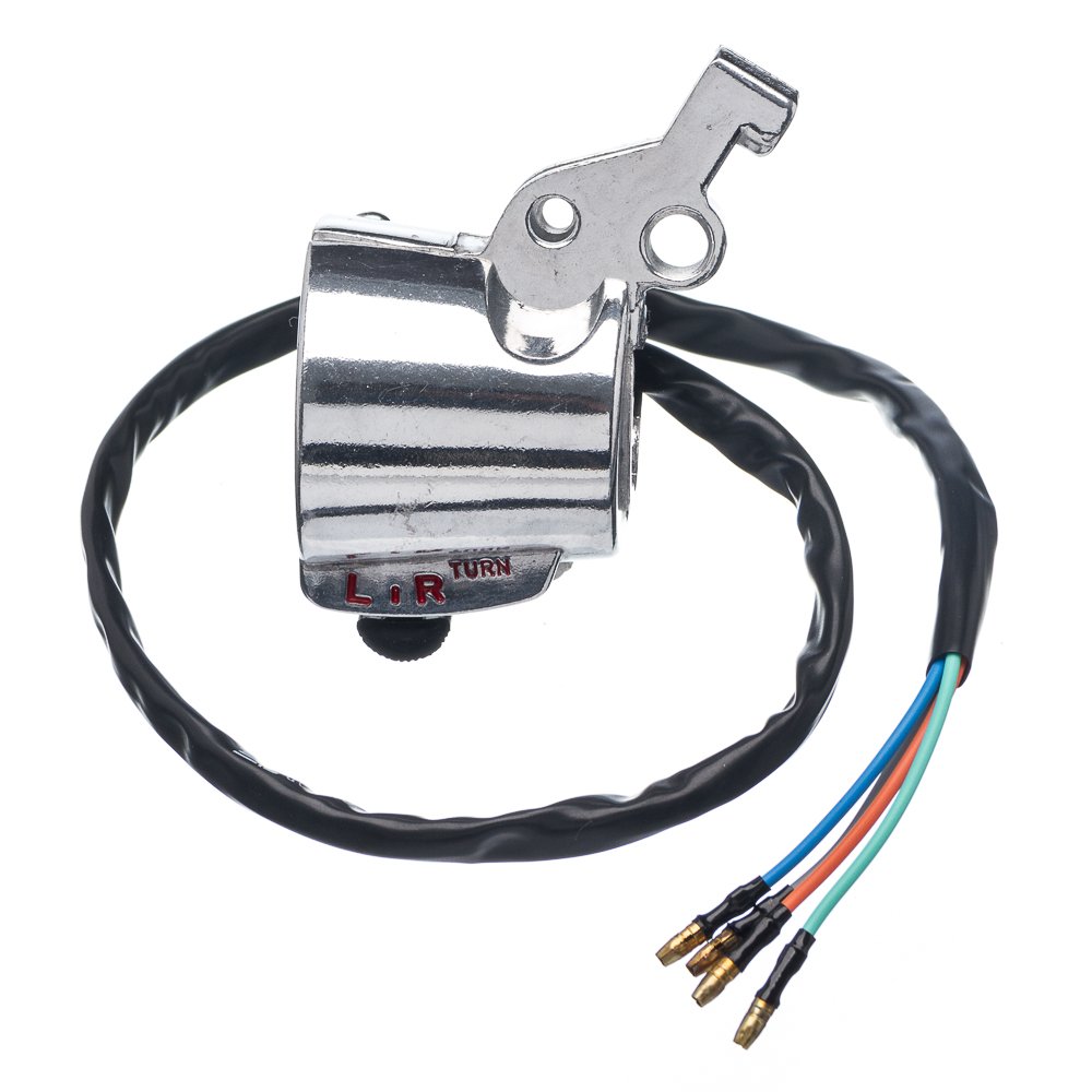 Conjunto interruptor de luz esquerdo para CG 125 de 1979 a 1982