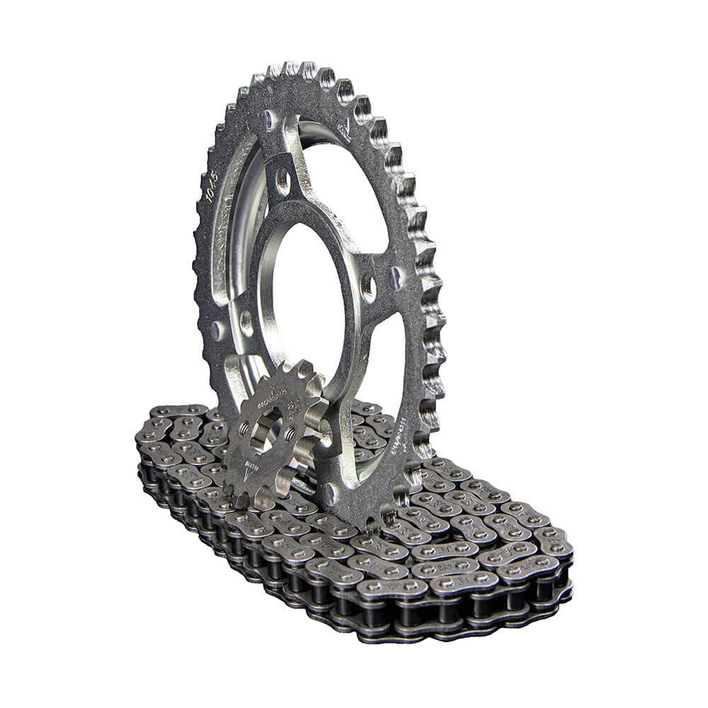 Kit transmissão relacão para XLS 125 de 1986 a 1993 - 428Hx126Lx56Tx14T