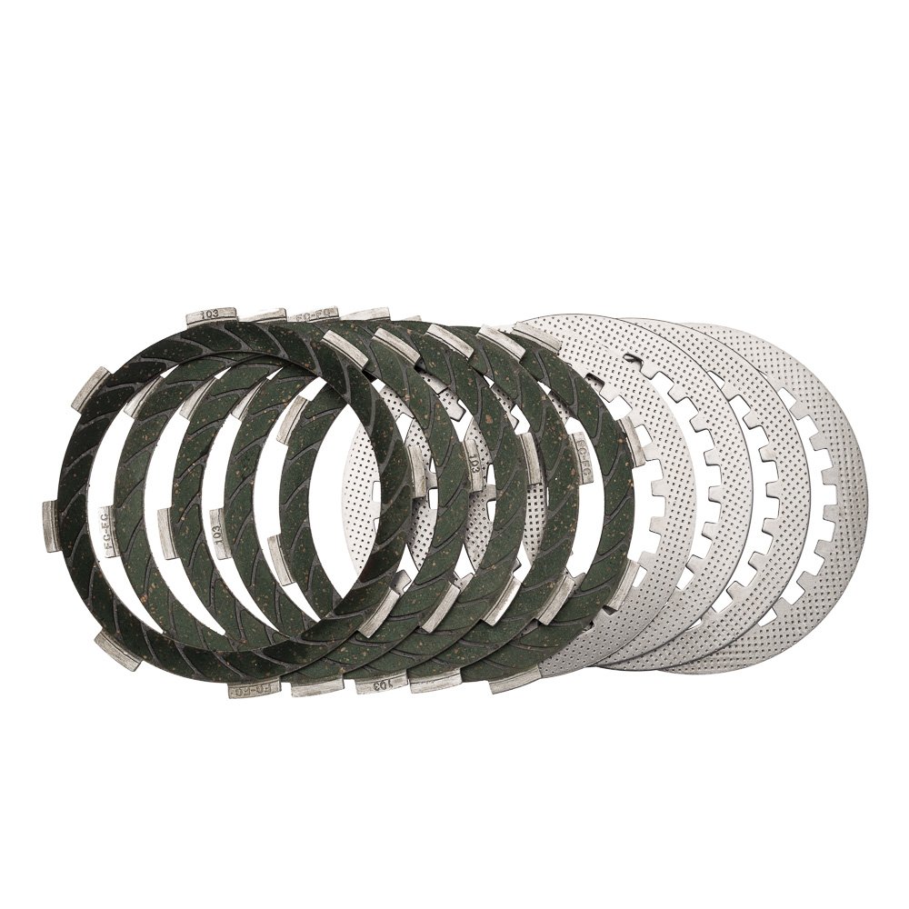 Jogo de discos de embreagem competição para CG 150 de 2004 a 2015, CG 125 Fan, Bros 150 e CG 160