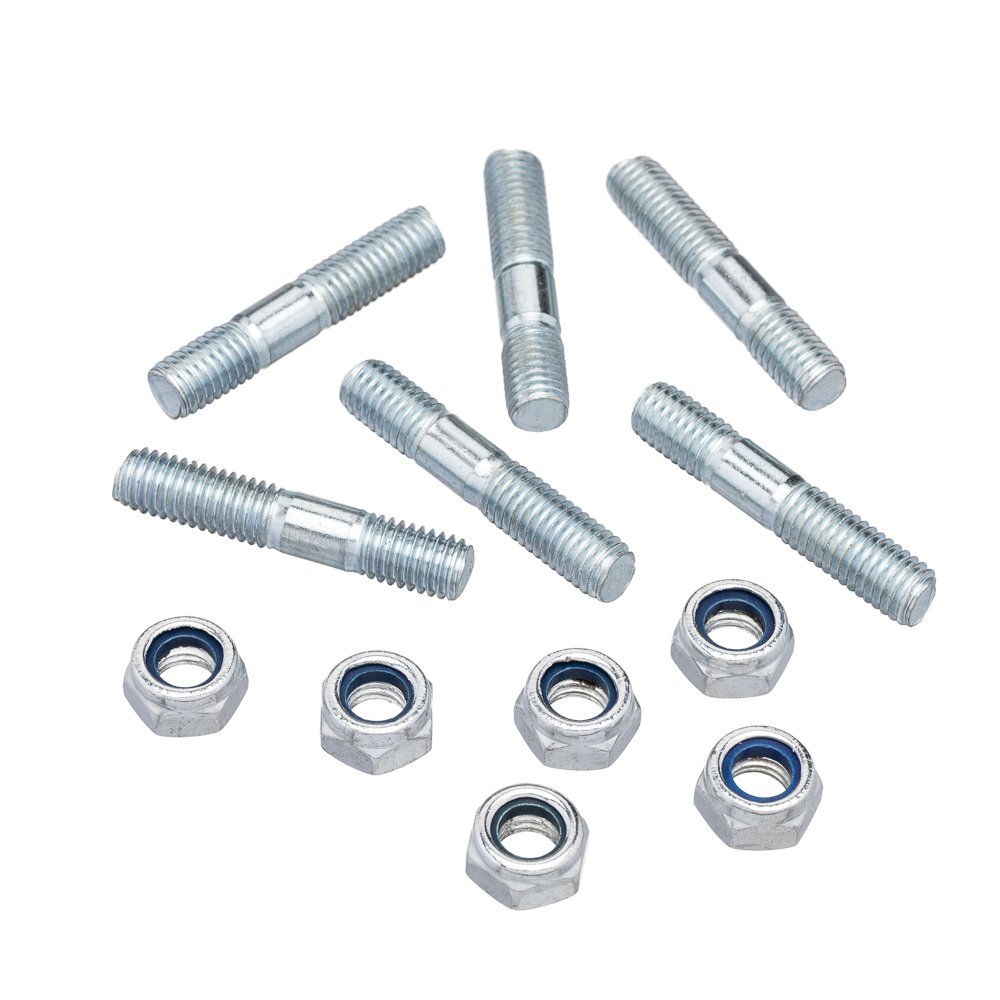 Kit parafusos da coroa com porcas 12 peças para Fazer 150, YBR Factor 125 de 2017 a 2025 e Factor 150