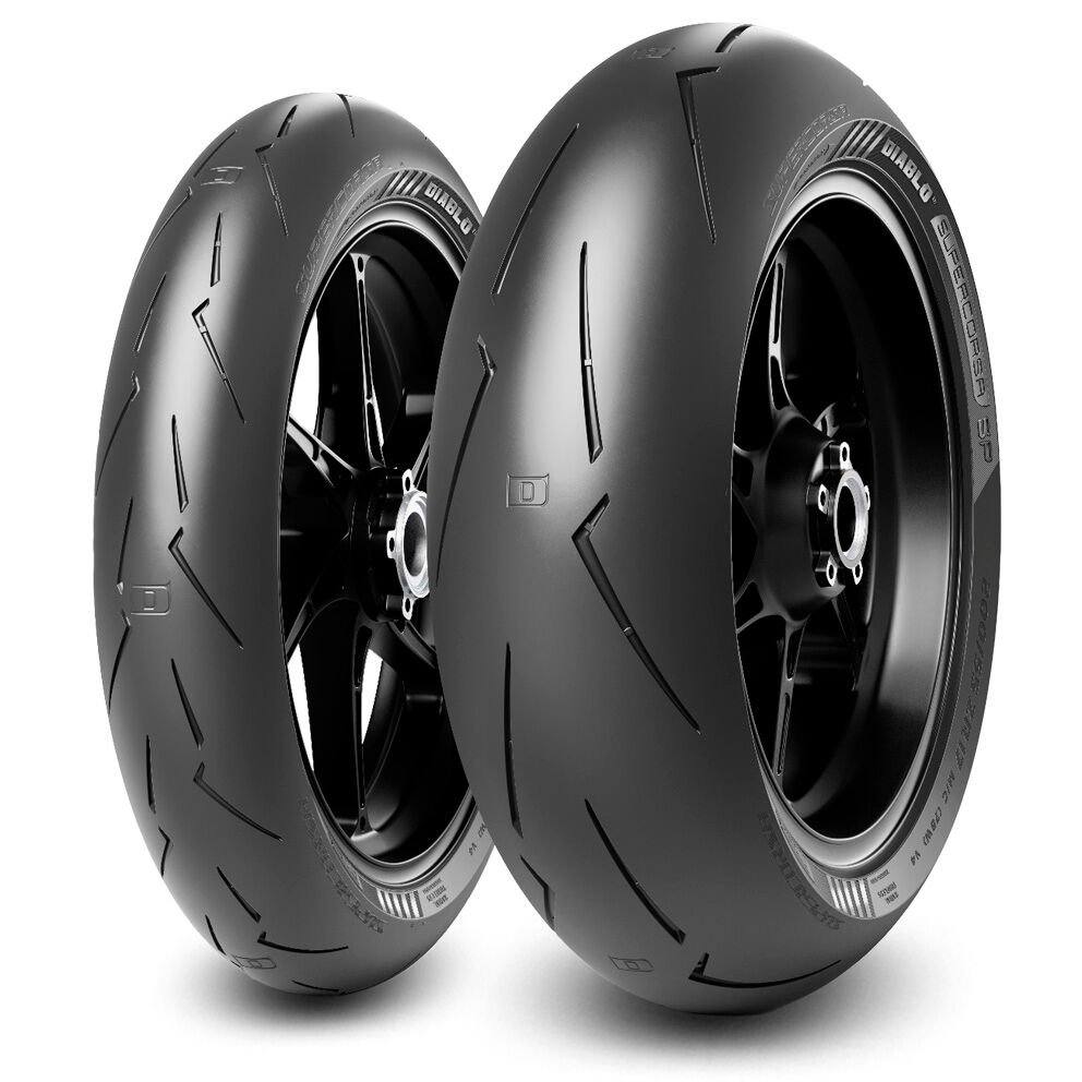 Pneu traseiro 180/55ZR17 Diablo Supercorsa SP V4 TL 73W para Honda Hornet 600, Honda CBR 650R