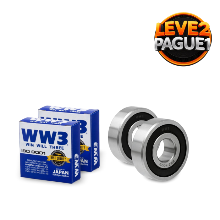 Rolamento 6004 2RS - 2 UNIDADES (PROMOÇÃO PIX) - Imagem 2