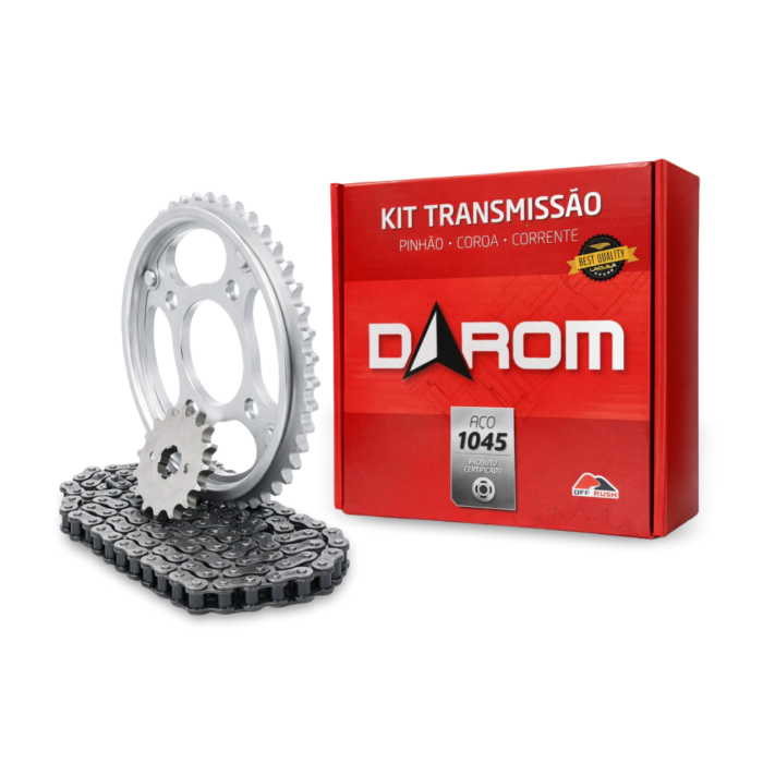 Kit transmissão relacão para CG 150 de 2004 a 2025 - 428Hx118Lx43Tx16T (DESCONTO NO PIX) - Imagem 2