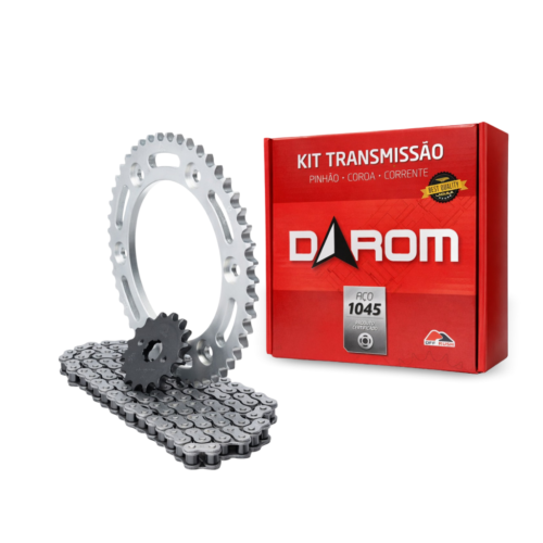 Kit transmissão relacão para Bros 160 de 2015 a 2025 e XRE 190 - 428Hx128Lx48Tx16T (DESCONTO NO PIX)